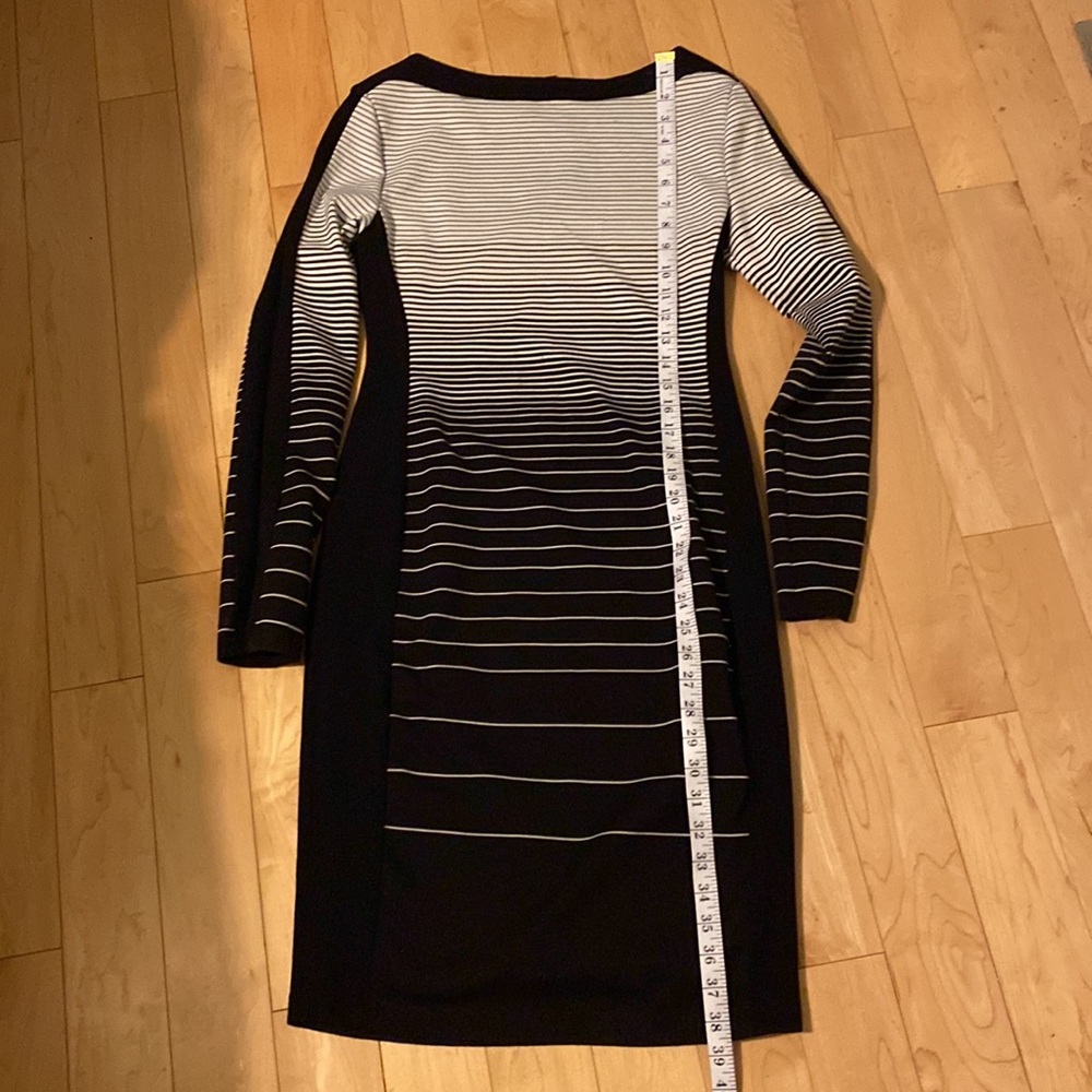 BCBGMAXAZRIA Rigby Striped Ponte Sheath Dress - Picture 5 of 8